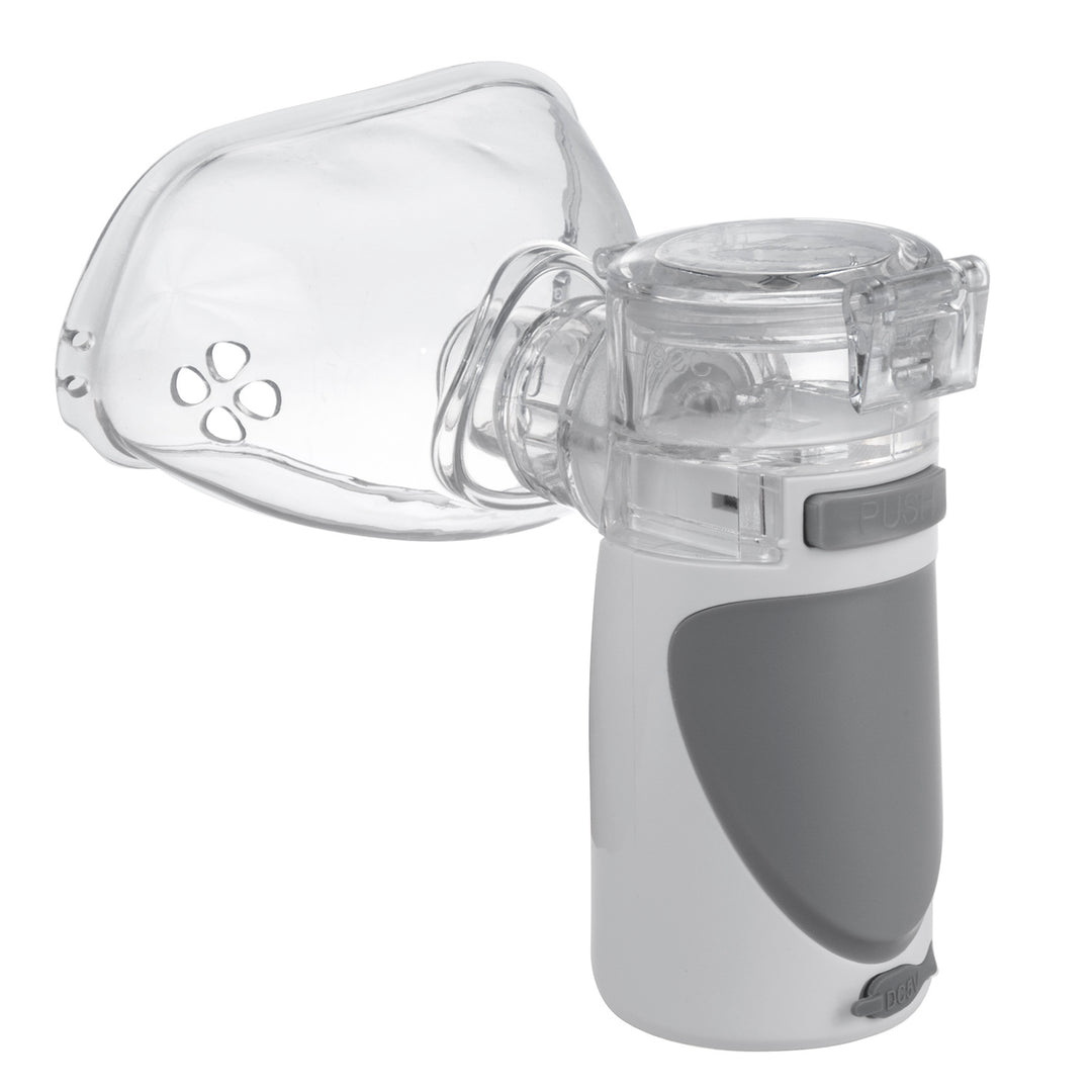 Promedix hordozható / kézi vezeték nélküli porlasztó inhalátor, készlet, maszkok, PR-835 + 2x CE EN 14683:2019 orvosi maszkok - készlet - kék színű 10 db Promedix PR-280 BFE>98%