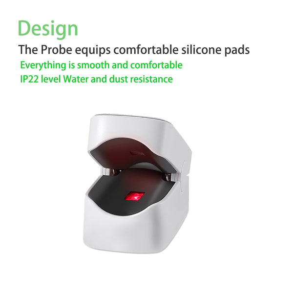 Promedix PR-870 1.5" HD LED-es pulzoximéter orvosi pulzoximéter + 2x CE EN 14683:2019 orvosi maszkok - készlet - kék színű 10 db Promedix PR-280 BFE>98%