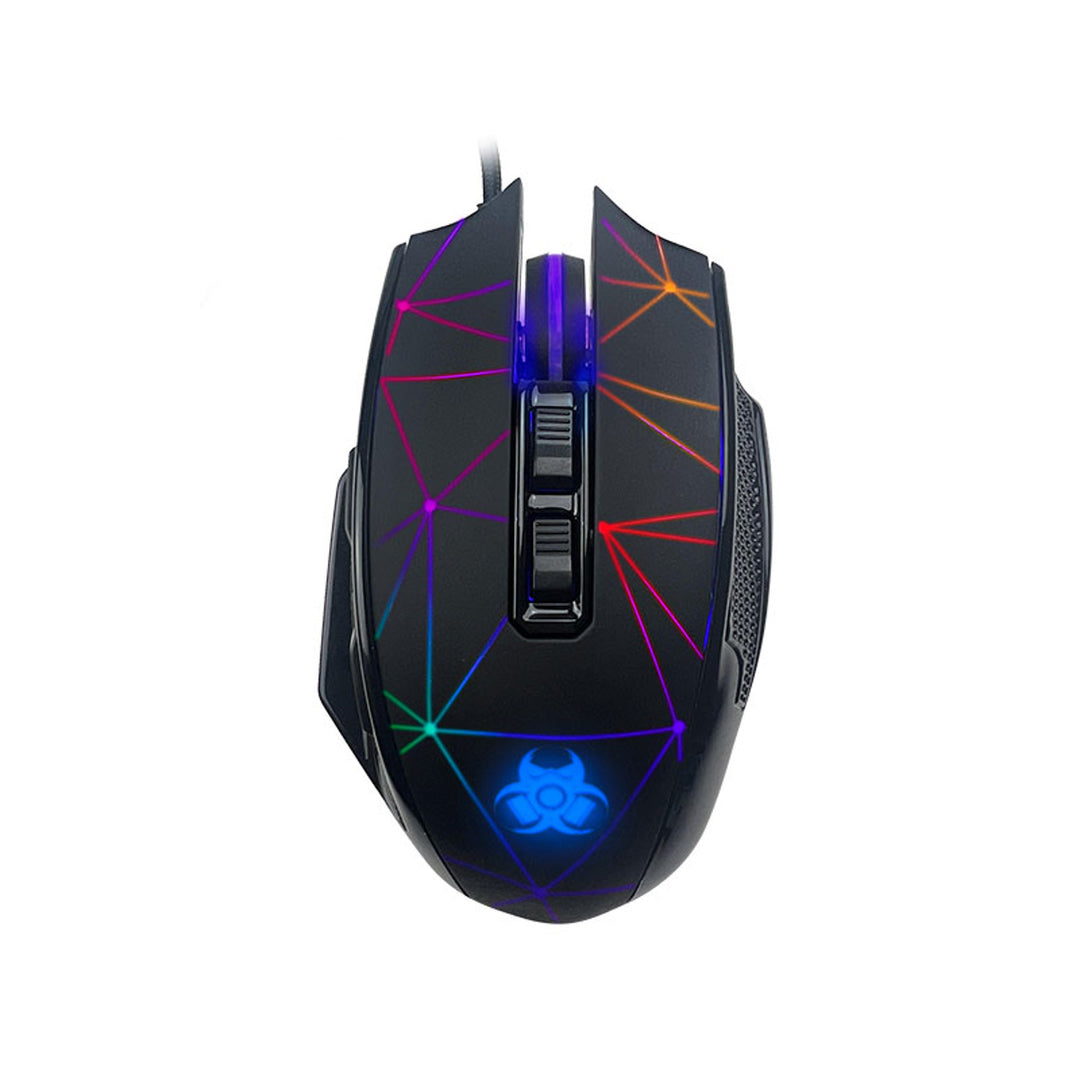 Tracer gaming egér, RGB háttérvilágítás, 7200 DPI, Space