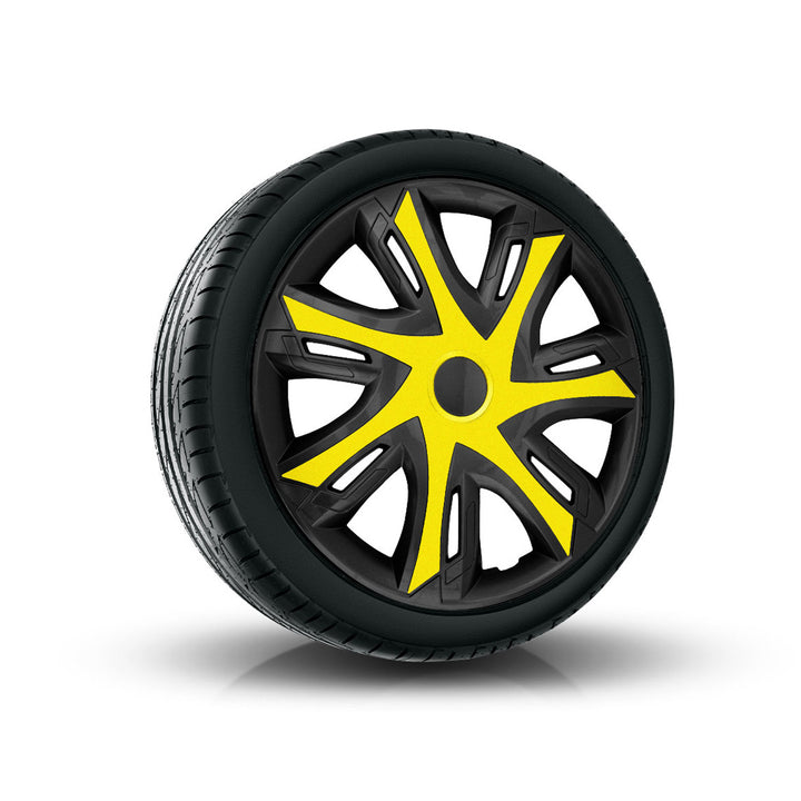 NRM N-Power univerzális keréktárcsa 15'' kétszínű fekete/sárga 1 db