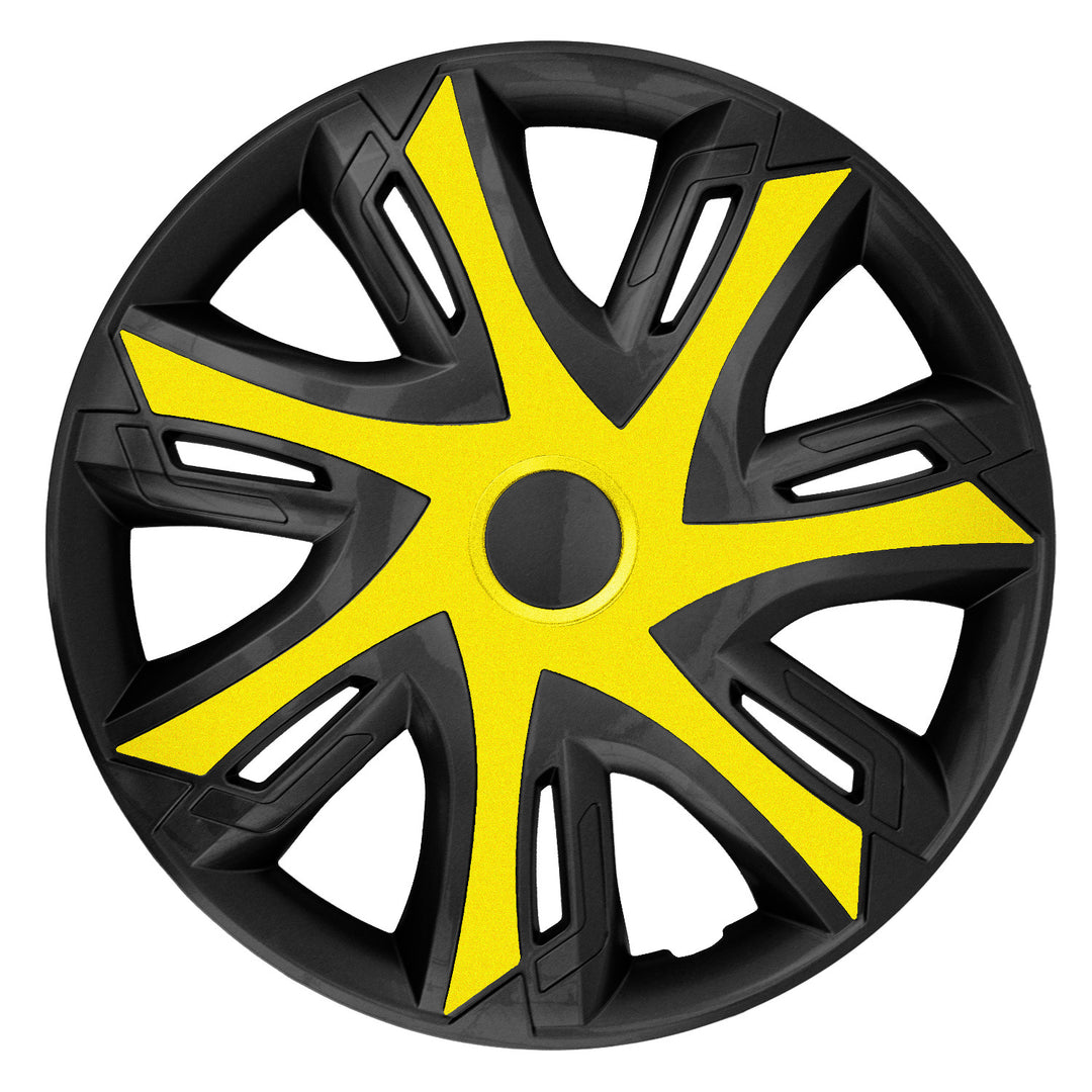 NRM N-Power univerzális keréktárcsa 15'' kétszínű fekete/sárga 1 db