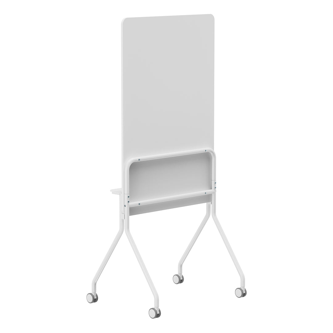 Ergo Office mobil száraz radír tábla, függőleges tájolású, fehér, egyoldalas, polccal, tábla mérete 1190x790mm, ER-305