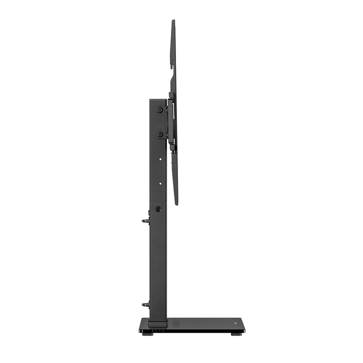 Univerzális TV állvány Maclean, RTV szekrényhez, állvány, max. 40kg, max. VESA 400x400, magasság- és szögbeállítás, 32-65" TV-hez, MC-124