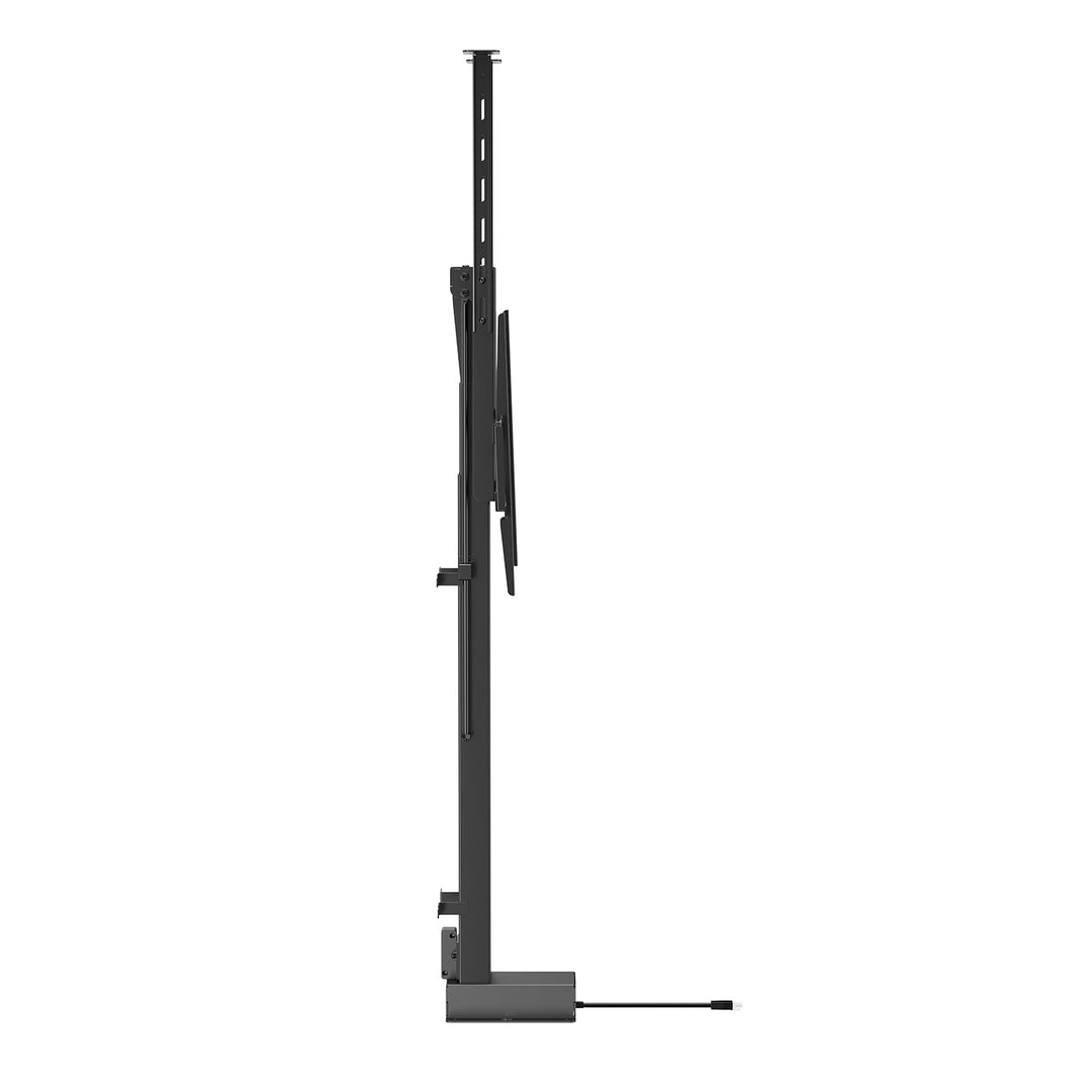 Elektromos mennyezeti és padlófogantyú, kihúzható Maclean, 43''-88''', VESA 600x400, max 60kg, 100-240V AC,50/60Hz