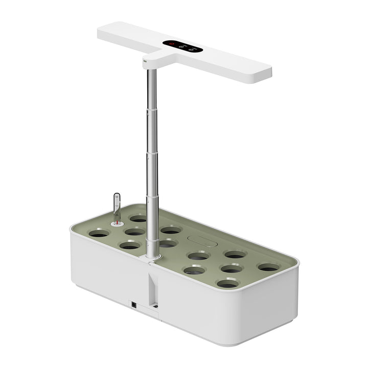 GreenBlue intelligens beltéri növénytermesztő rendszer, SMART edény, 4 literes kapacitás, 12 növényhez, teljes spektrumú LED, GB133