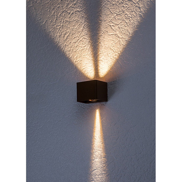Rabalux Hallstatt 10W kültéri fali lámpa IP54 barna színben