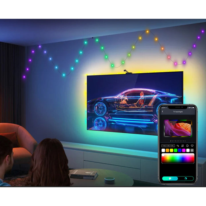 Rabalux kültéri világítás, RGB LED húr, IP44, Wi-Fi, Bluetooth, Biri