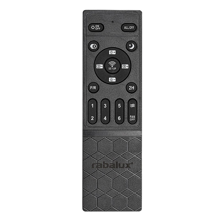 Rabalux mennyezeti lámpa, ventilátorral, 40W, fekete, Fanfy