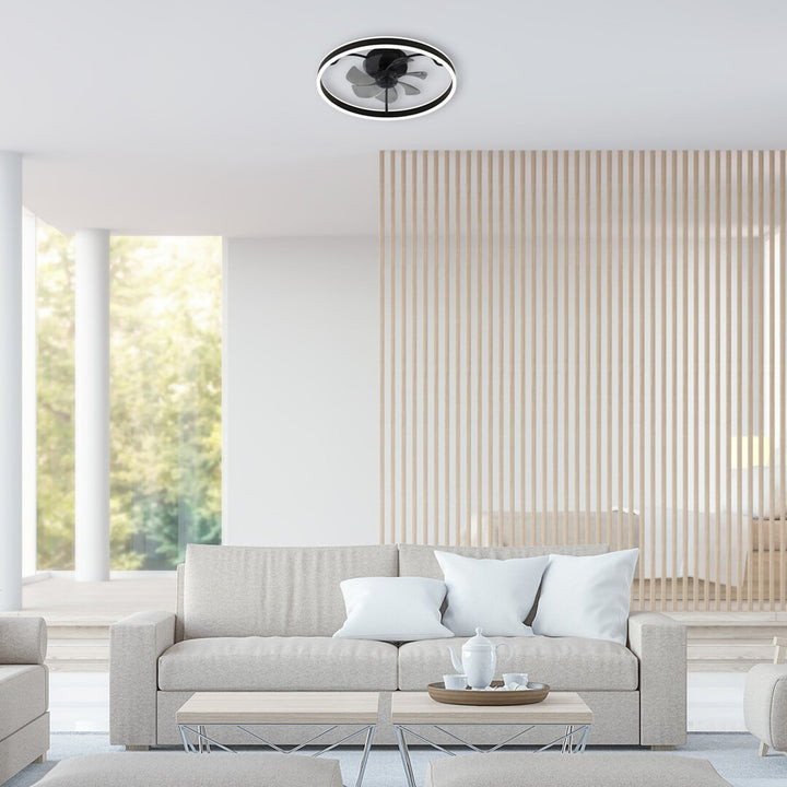 Rabalux mennyezeti lámpa, ventilátorral, 40W, fekete, Fanfy