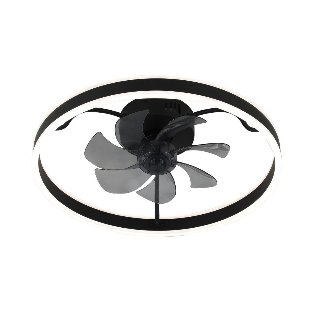 Rabalux mennyezeti lámpa, ventilátorral, 40W, fekete, Fanfy