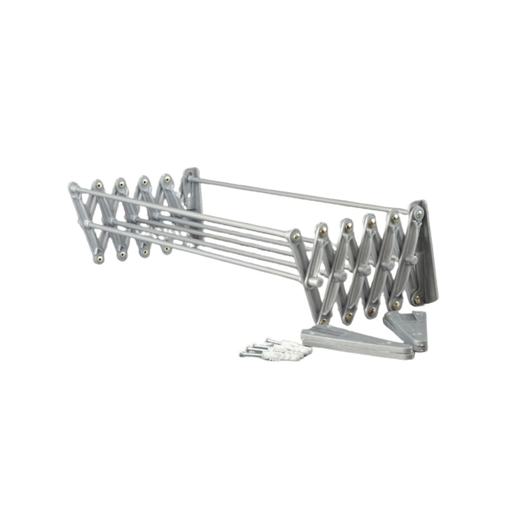ABJ mosószárító, falra szerelhető, összecsukható, szürke, 100 cm