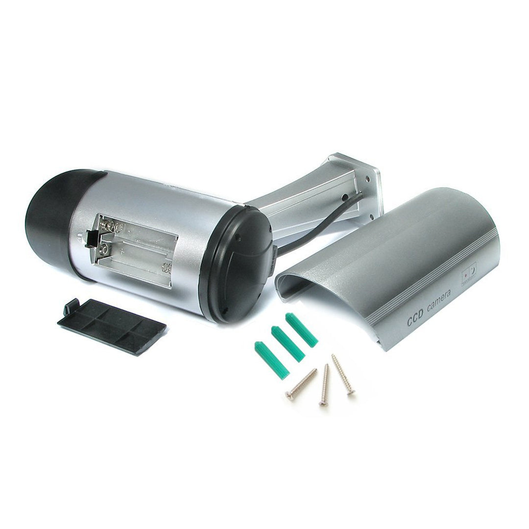 Dummy kamera villogó LED-del IR1100 S IR kültéri, ezüst, 4 db