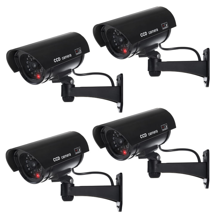 Dummy kamera villogó LED-del IR1100 B IR kültéri, fekete, 4 darab, 4 db