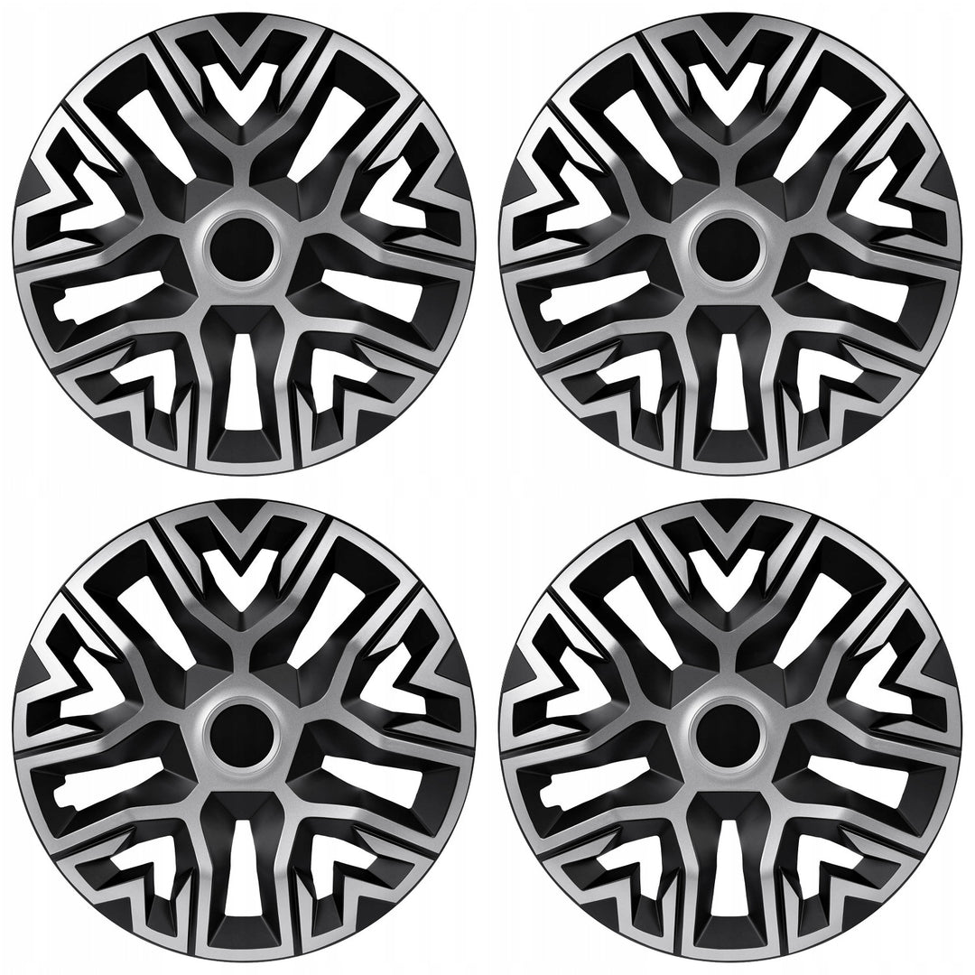 Univerzális keréktárcsák 14'' NRM The Best Bicolor ezüst/fekete 4 db