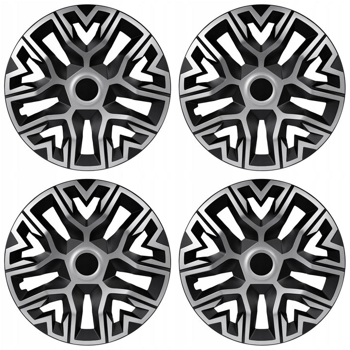 Univerzális keréktárcsák 14'' NRM The Best Bicolor ezüst/fekete 4 db