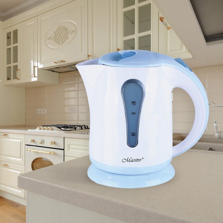 Maestro vízforraló, 1000W, 1l, kék, MR028