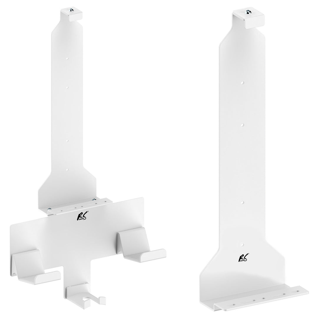 Falra szerelhető állvány fehér PS5 konzolhoz, 10kg max, RS181 + Falra szerelhető állvány fehér Playstation 5 konzolhoz, 10kg max, NanoRS RS180