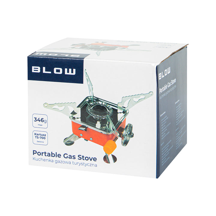 Blow mini turista gáztűzhely, 2800W, patronhoz, 53-138