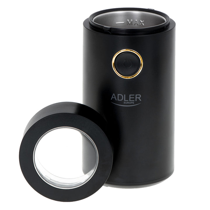 Elektromos kávédaráló Adler, 150W, fekete, AD 4446BG
