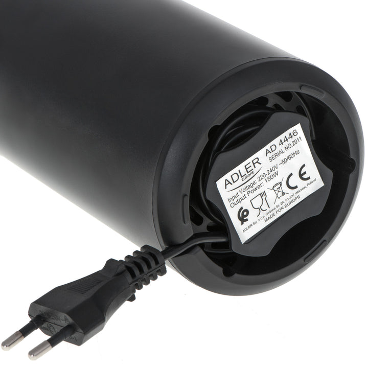 Elektromos kávédaráló Adler, 150W, fekete, AD 4446BG