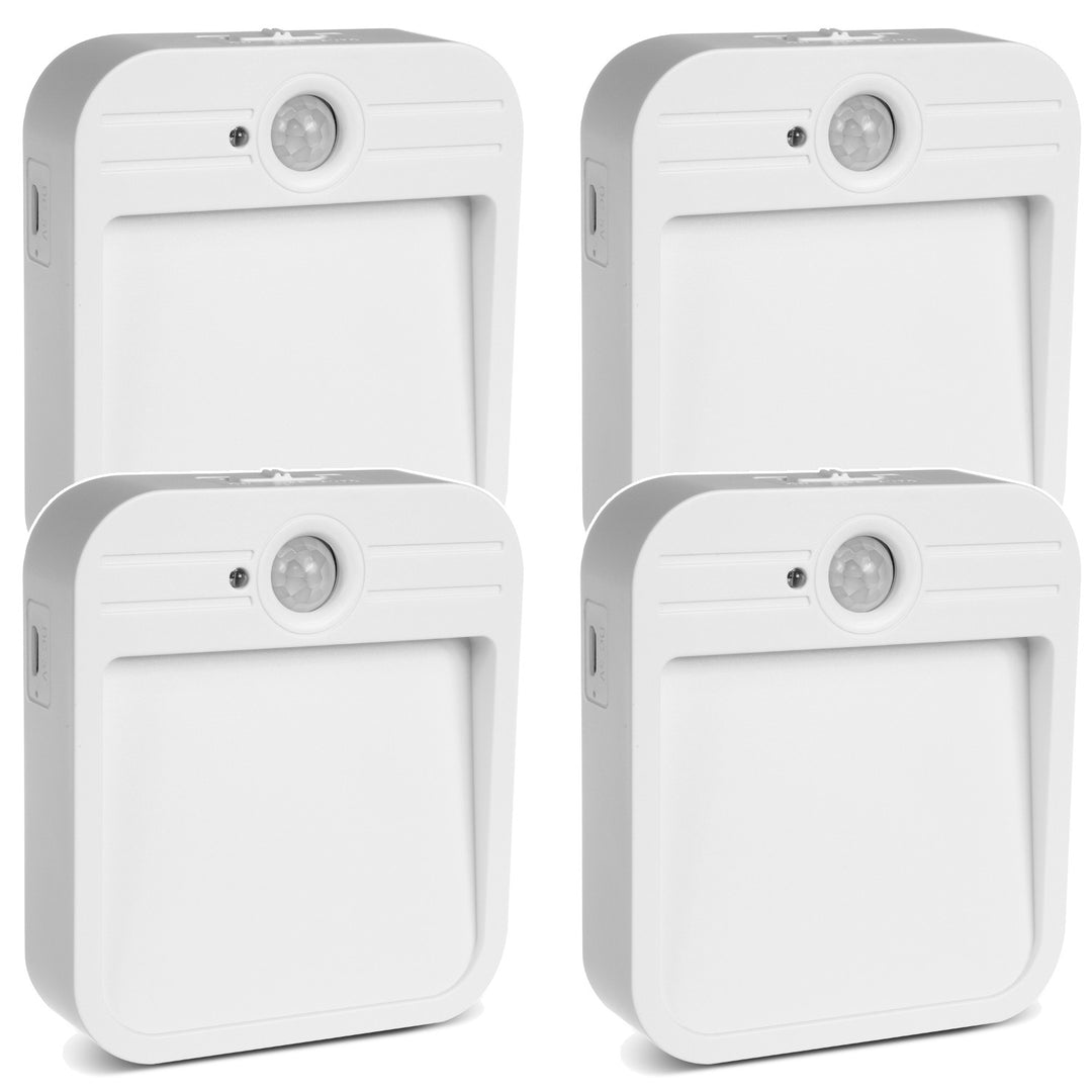 Maclean LED lépcsőfény, mozgásérzékelővel, 4000K hőmérséklet, 3,7V/500mAh, 4 LED, hatótávolság 3-4m, MCE236, 4 db