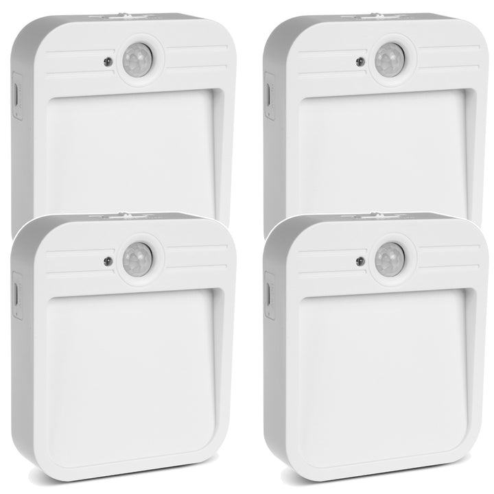 Maclean LED lépcsőfény, mozgásérzékelővel, 4000K hőmérséklet, 3,7V/500mAh, 4 LED, hatótávolság 3-4m, MCE236, 4 db
