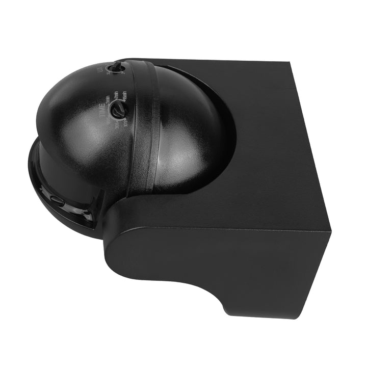 Maclean PIR mozgásérzékelő, infravörös, IP44, fekete, fekete burkolattal, hatótávolság 12 m, max. terhelés 300/1200 W, MCE358 B/B