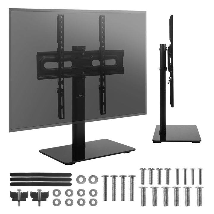 Univerzális TV állvány Maclean, RTV szekrényhez, állvány, max. 35 kg, 20 fokos elfordítás, 32-55" TV-hez, MC-132