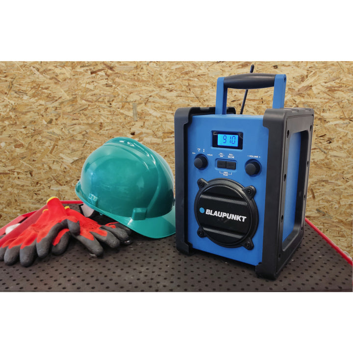 Blaupunkt hordozható rádió, Bluetooth, AUX, LCD kijelző, PP30 Jobsite