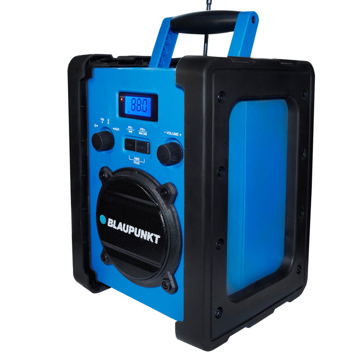 Blaupunkt hordozható rádió, Bluetooth, AUX, LCD kijelző, PP30 Jobsite