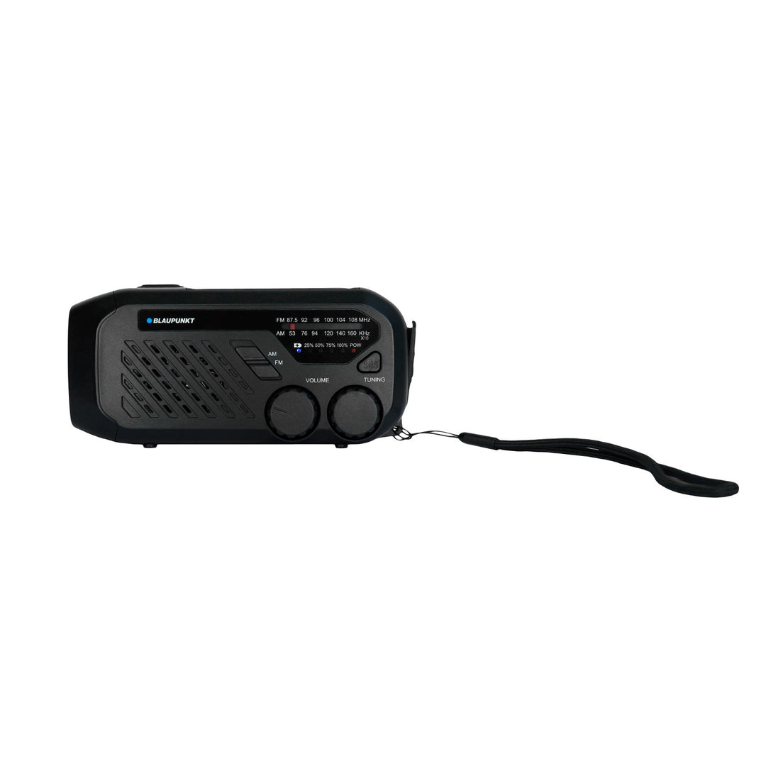Blaupunkt hálózati/akkumulátoros rádió, LED-es zseblámpa, SOS jelzés, antenna, ER10