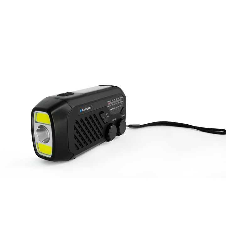 Blaupunkt hálózati/akkumulátoros rádió, LED-es zseblámpa, SOS jelzés, antenna, ER10