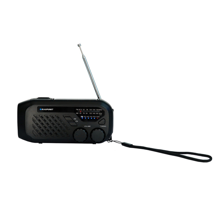Blaupunkt hálózati/akkumulátoros rádió, LED-es zseblámpa, SOS jelzés, antenna, ER10