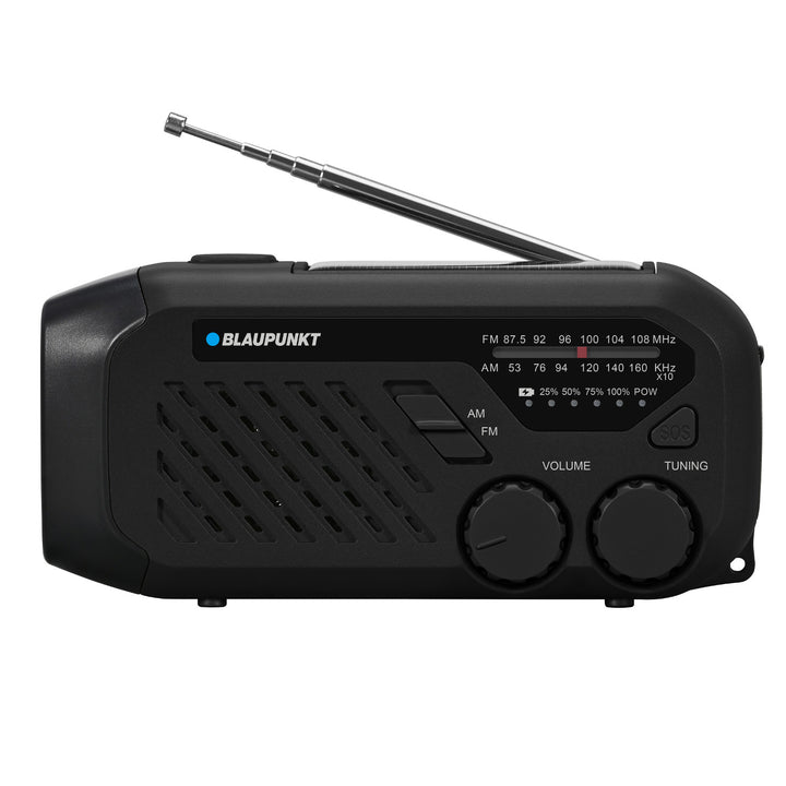 Blaupunkt hálózati/akkumulátoros rádió, LED-es zseblámpa, SOS jelzés, antenna, ER10