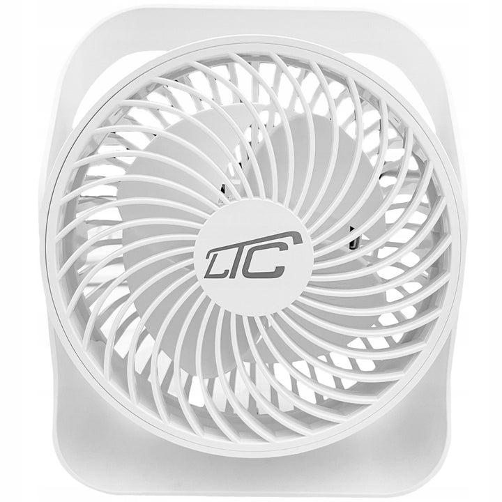 LTC vezeték nélküli asztali ventilátor, USB C töltés, 4 sebességfokozat, 2000 mAh akkumulátor, LXWB16