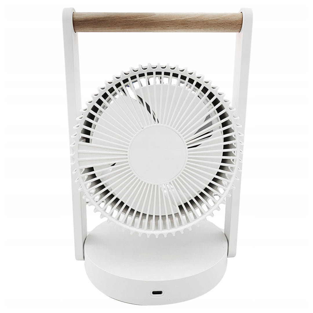 LTC vezeték nélküli asztali ventilátor, éjszakai világítással és LED kijelzővel, 5 sebességfokozat, 3600 mAh akkumulátor, LXWB17