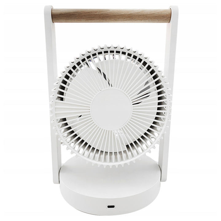 LTC vezeték nélküli asztali ventilátor, éjszakai világítással és LED kijelzővel, 5 sebességfokozat, 3600 mAh akkumulátor, LXWB17
