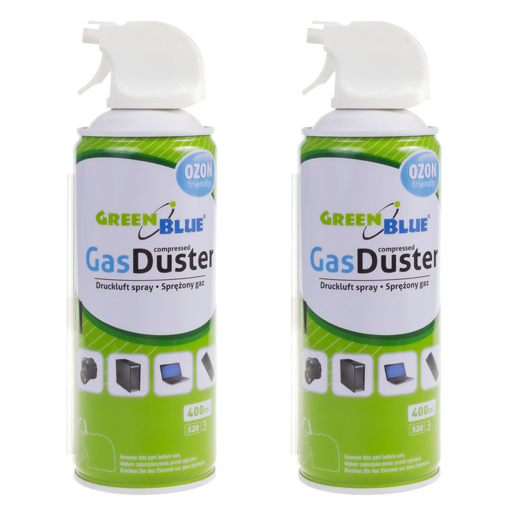 GreenBlue GB400 sűrített levegő 400ml pisztolyporlasztó - pisztoly spray, 2 db