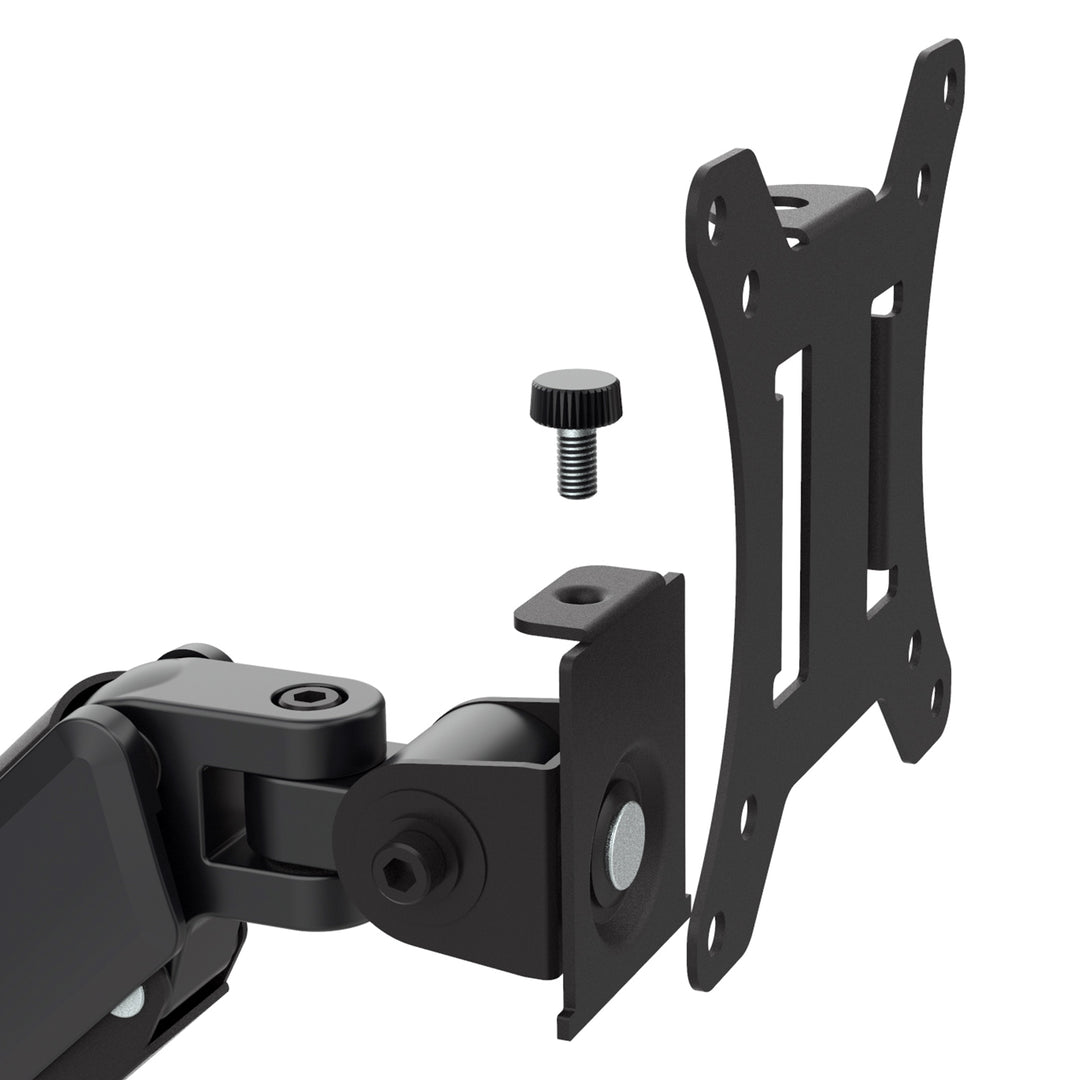 Maclean monitor tartó, gázrugós, 17"-32", 2-10kg, fekete, MC-133