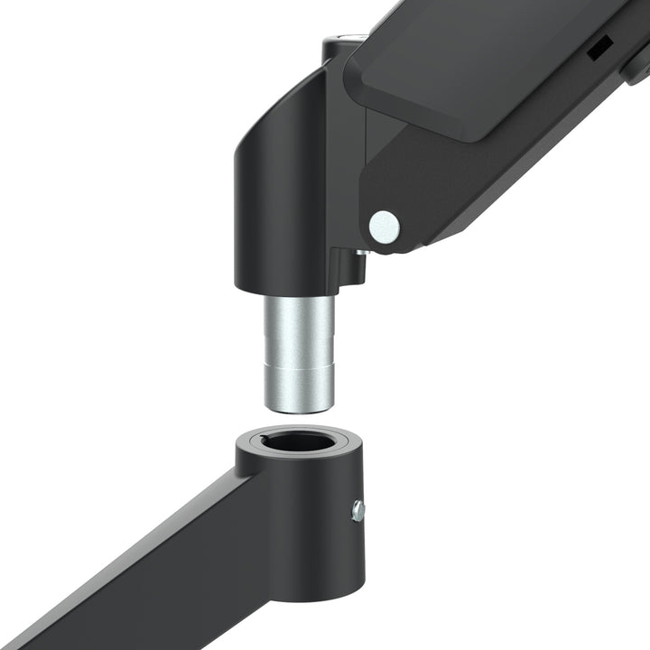 Tartó 2 Maclean monitorhoz, gázrugós, 17"-32", 2-10kg, fekete, MC-134