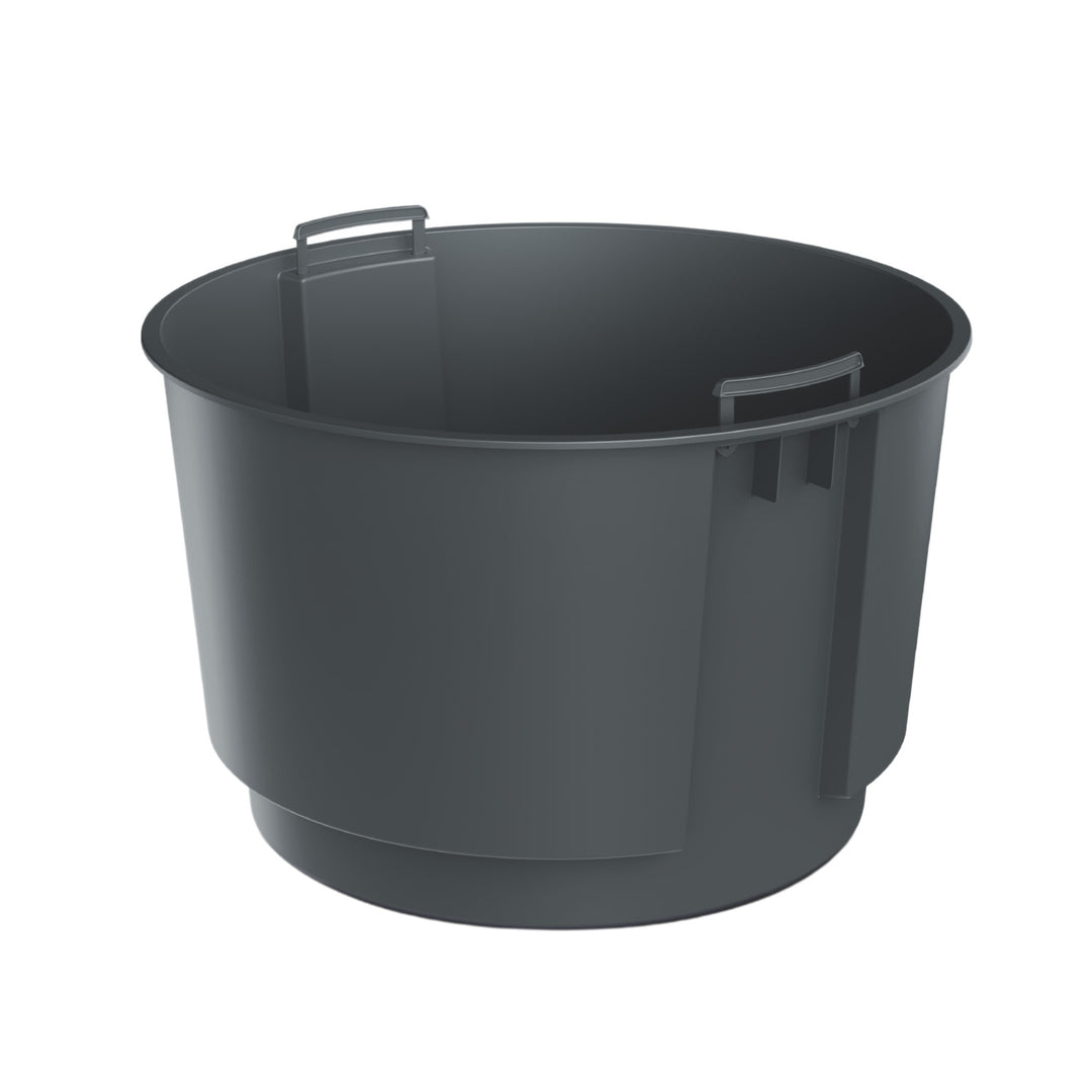 HEOS fagyálló virágcserép - antracit, betéttel, 31 L űrtartalommal, DBHER470, 4 db