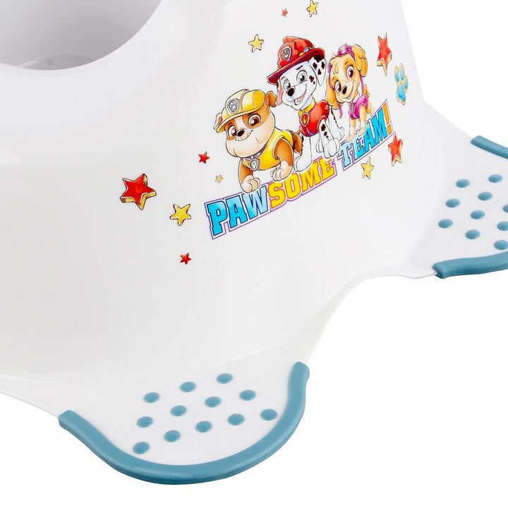 Psi Patrol csúszásgátló WC-ülőke huzat - Paw Patrol+ Psi Patrol csúszásgátló platform, Max 120kg, kétfokozatú+ Psi Patrol csúszásgátló bili, Max 15kg