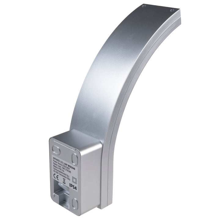 Maclean mozgásérzékelős LED lámpa, PIR mozgásérzékelő, ezüst, 10W, IP54, 750lm, semleges fehér (4000K) MCE244 S, 2 db, 2 db