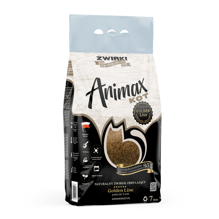 Alom, Animax Golden line 3mm, kis görgők, zsák 7L
