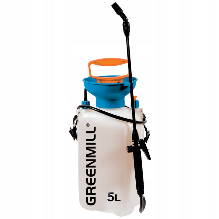 Greenmill többcélú permetezőgép, nyomás alatt, 5 literes kapacitás, GB950