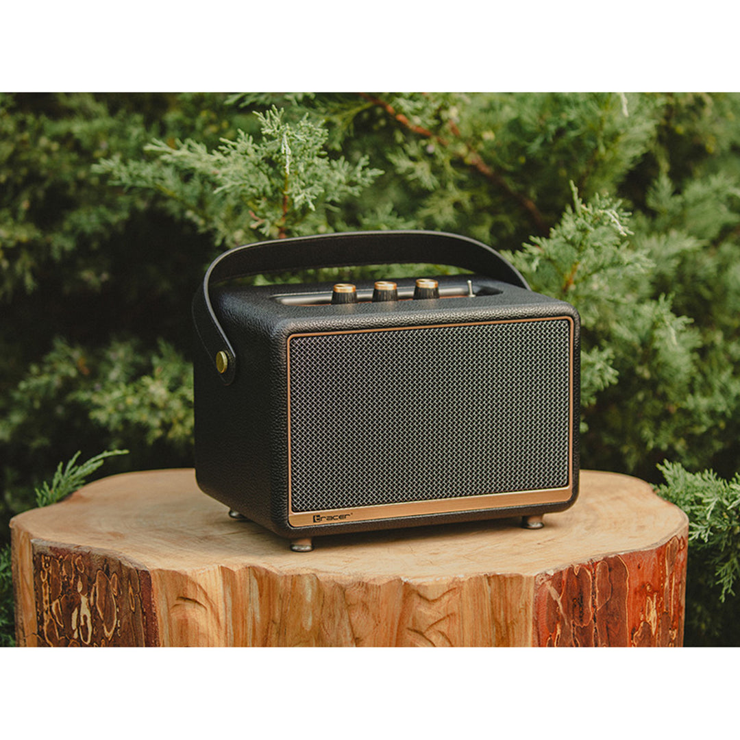 Tracer hordozható hangszóró, Bluetooth, FM rádió, 30W, fekete, M30