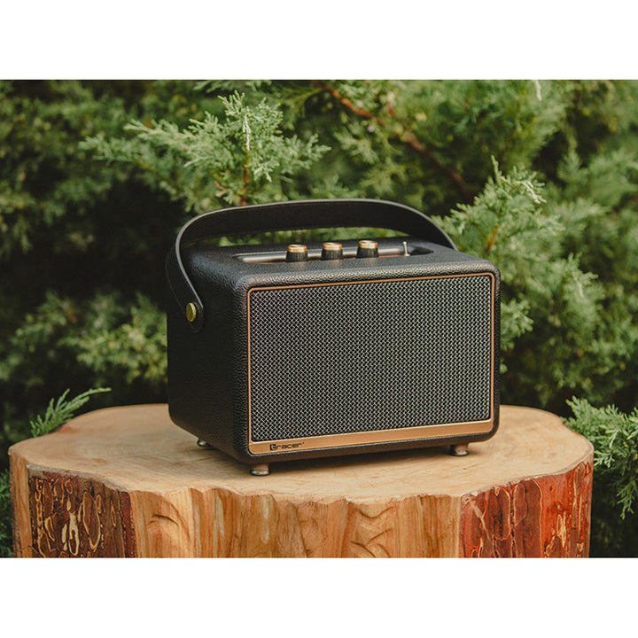 Tracer hordozható hangszóró, Bluetooth, FM rádió, 30W, fekete, M30