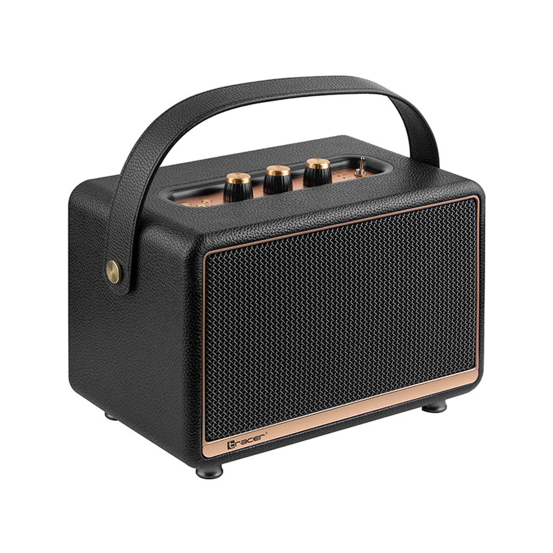 Tracer hordozható hangszóró, Bluetooth, FM rádió, 30W, fekete, M30