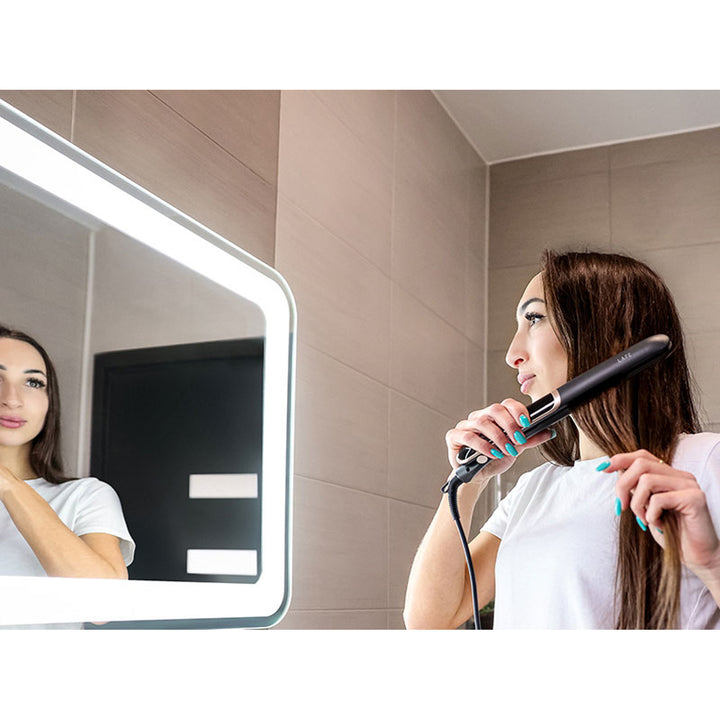 LAFE hőmérséklet-szabályozható egyenesítő, 35W, kerámia bevonat, Sleek & Shine egyenesítőgép