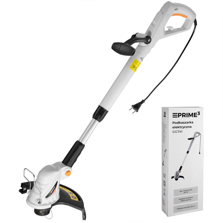 Prime3 elektromos trimmer, 500W, 25cm zsinórátmérő, 12000 rpm, GGT41